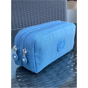 Rky Serenity Klinkır Suya Dayanıklı Klinkır Kumaş Yıkanabilir Iki Bölmeli Kalemlik Kalem Kutusu Cüzdan Tipi