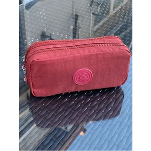 Rky Serenity Klinkır Suya Dayanıklı Klinkır Kumaş Yıkanabilir Iki Bölmeli Kalemlik Kalem Kutusu Cüzdan Tipi