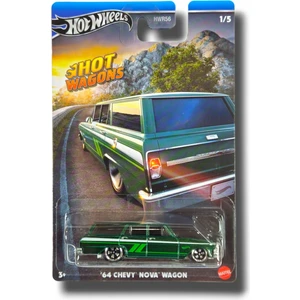 Hot Wheels Hot Wagons 64 Chevy Nova Wagon HRR89