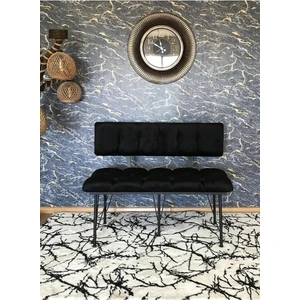 Ticaret Metal Ayaklı Metal Alt Kasalı New 2024 Sırtlı Puf Bench Bank