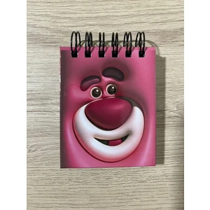 Cuppy Box Toy Story Lotso Ayıcık Mini 3D Baskı Kapak Not Defteri 50 Sayfa