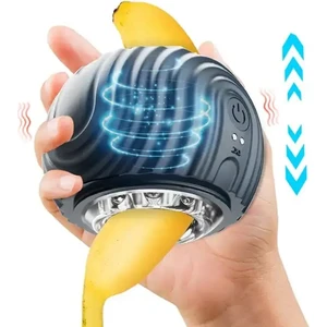 Do It Love - Çift Motorlu 10 Güçlü Titreşim Modu - 3D Hareketli Erkek Masturbatör - Bataryalı