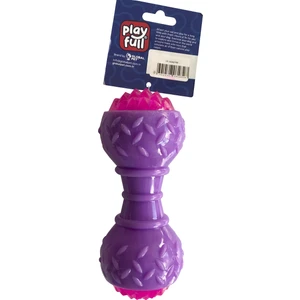 CLZ205 Aktivite Sesli ve Işıklı Köpek Oyuncak Dumbel 5X15 cm Mor