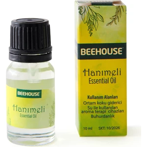 Bee House Hanımeli Esansiyel Buhurdanlık Yağı Sarı 10 ml