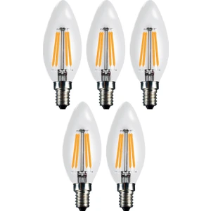 Lambam 5'li LED Ampul 4W 3200K E14 (Gün Işığı)