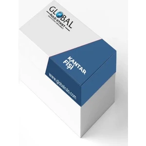 Global Rulo ve Etiket  Kantar Fişi 6X17 2n (1000) Beyaz Veya Renkli 1 Koli