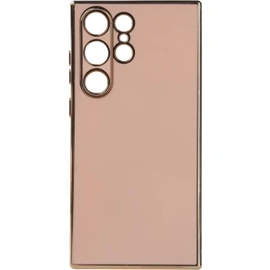 Samsung Galaxy S24 Ultra Kılıf Köşeli Altın Model Kapak