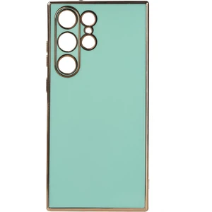 Samsung Galaxy S24 Ultra Kılıf Köşeli Altın Model Kapak