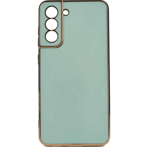 Samsung Galaxy S24 Plus Kılıf Köşeli Altın Model Kapak