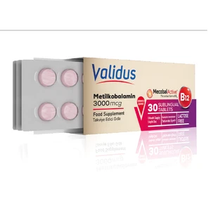 Vitamin B12 3000 mcg Sublingual 30 Blister Tablet