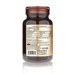 Vitamin D3 + Vitamin K2 180 Softgel