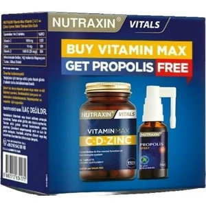 Vitamin Max C- D Zinc 60 Kapsül Alana Propolis Sprey Armağan