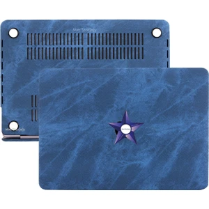 Macbook Air Kılıf 13 inç Kaplama Fabric01 Kumaş (Eski USB'li Model 2010-2017) A1369 A1466 ile Uyumlu