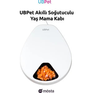 Akıllı Soğutuculu Yaş Mama Kabı, Otomatik Kedi-Köpek Besleyicileri, Uzun Ömürlü Soğutmalı Kuru ve Yaş Mama Servisi 3 Kademeli Soğutma Mod Ayarı