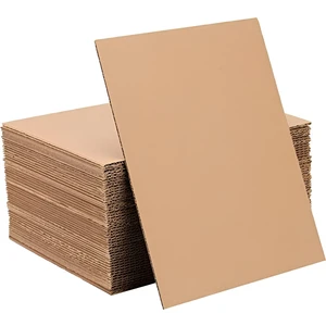 Sonsuz Ambalaj Kraft 80X50 Kalın Oluklu Mukavva Karton (10'lu Paket) 6 mm Maket Kartonu - Ödev Kartonu - Tuval Kartonu