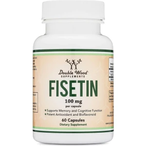Double Wood Fisetin 100 mg 60 Capsul USA Version