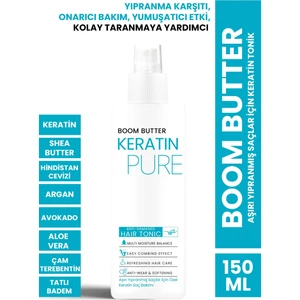 Boom Butter Aşırı Yıpranmış Saçlar Için Keratin Tonik 150ml
