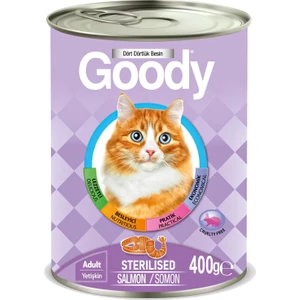 Kısırlaştırılmış Somonlu Yetişkin Kedi Konservesi 400 gr