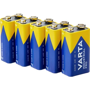 9V Industrial Pro Alkalin Pil 6LR61 5 Adet