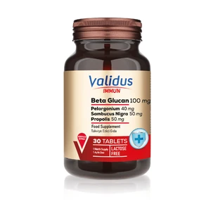 Immun Beta Glucan Sambucus Nigra + Pelargonium + Resveratrol + Echinacea + Curcumin + Propolis 30 Tablet