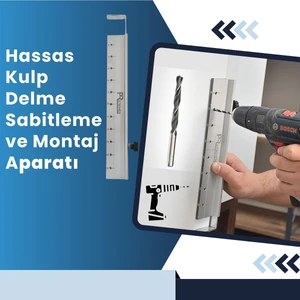 Hassas Kulp Delme Sabitleme ve Montaj Aparatı 224 mm