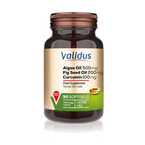 Algae Oil + Fig Seed Oil + Curcumin 30 Softgel