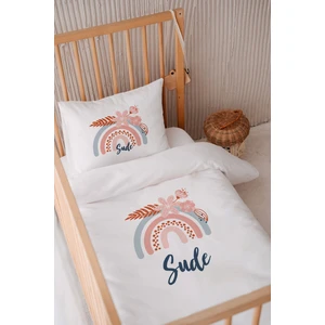 %100 Pamuk Saten Isme Özel 100X150 Bebek Yatak Nevresim Seti