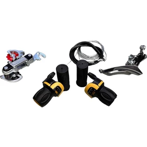 Bisiklet Vites Takımı TY05 Sarı Komple Set