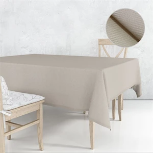 Kuş Gözü Desenli Masa Örtüsü Krem