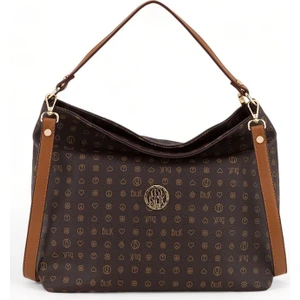 Bilik Deri Monogram Kahve/taba Kadın Omuz Çantası Nv 1003-MN