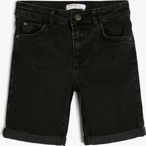 Kot Şort Cepli Pamuklu - Slim Fit