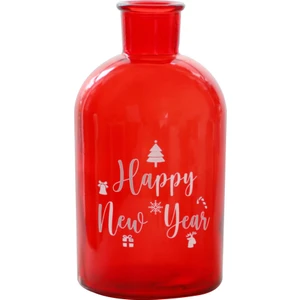 Happy New Year Kırmızı Vazo