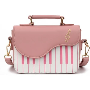 Miss Play Kadın Piyano Desenli Omuz Çapraz Çanta (Yurt Dışından)