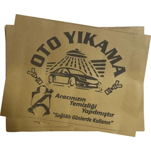 (2 Paket) Oto Kağıt Paspas 500 Lü