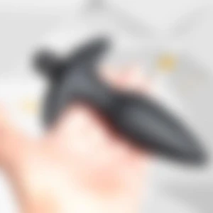 Lolita Shop Özel Soft Silikon Dokuda Anal ve Vajinal Güçlü Titreşimli Anal Vibratör Genişletici Açıcı Plug