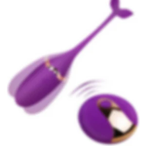 Lolita Shop Uzaktan Kumandalı USB Şarjlı 10 Farklı Titreşim Soft Silikon Doku Vajinal Topu Lüks Zevk Vibratörü