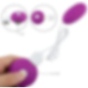 Lolita Shop 10 Titreşim Fonksiyonlu Usb Şarjlı Vajinal Titreşimli Klitoris Uyarıcılı Zevk Topu Orgazm Vibratör