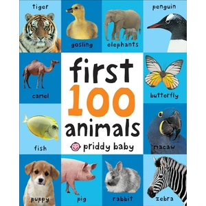 First 100 Animals Board Book - Roger Priddy