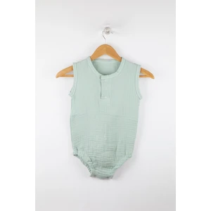 Pamuk Çıtçıtlı Müslin Bebek Body