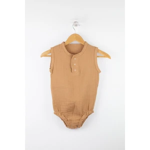 Pamuk Çıtçıtlı Müslin Bebek Body