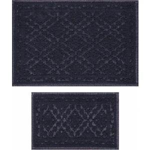 Kaşmir Halı Kaşmir Home Vilma Ikili Paspas Antrasit 60X90 CM-40X60 cm