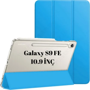 Samsung Galaxy Tab S9 Fe X510 X516 X518 Kılıf Pu Deri Smart Standlı Case