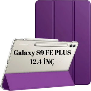 Samsung Galaxy Tab S9 FE Plus/S10 Plus/S9 Plus Kılıf PU Deri Smart Standlı Case X610-16-810-18 X820