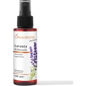 Onka Farma Lavanta Suyu Hidrosolü Tonik Yağı Alınmamış Doğal İçerik 100 ml