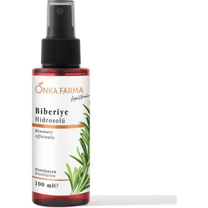 Onka Farma Biberiye Suyu - Hidrosolü Tonik Yağı Alınmamış Doğal İçerik 100 ml