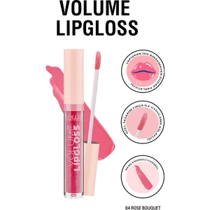 Volume Lipgloss 04 Rose Bouquet / Hacim Veren Dudak Parlatıcı 04 Rose Bouquet