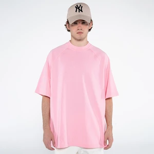 Friday Offset Pina Erkek Pembe  Koton Bisiklet Yaka Oversize Tişört