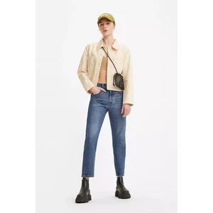 501 Pamuklu Regular Fit Cropped Jeans Bayan Kot Pantolon A7739