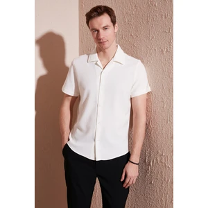 Pamuk Karışımlı Kısa Kollu Regular Fit Erkek Gömlek CF24S115882