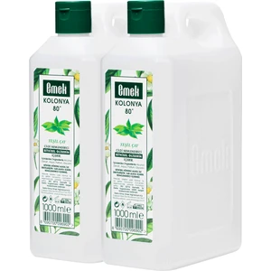 Gliserinli Kolonya Yeşil Çay 2 Adet 1000 ml